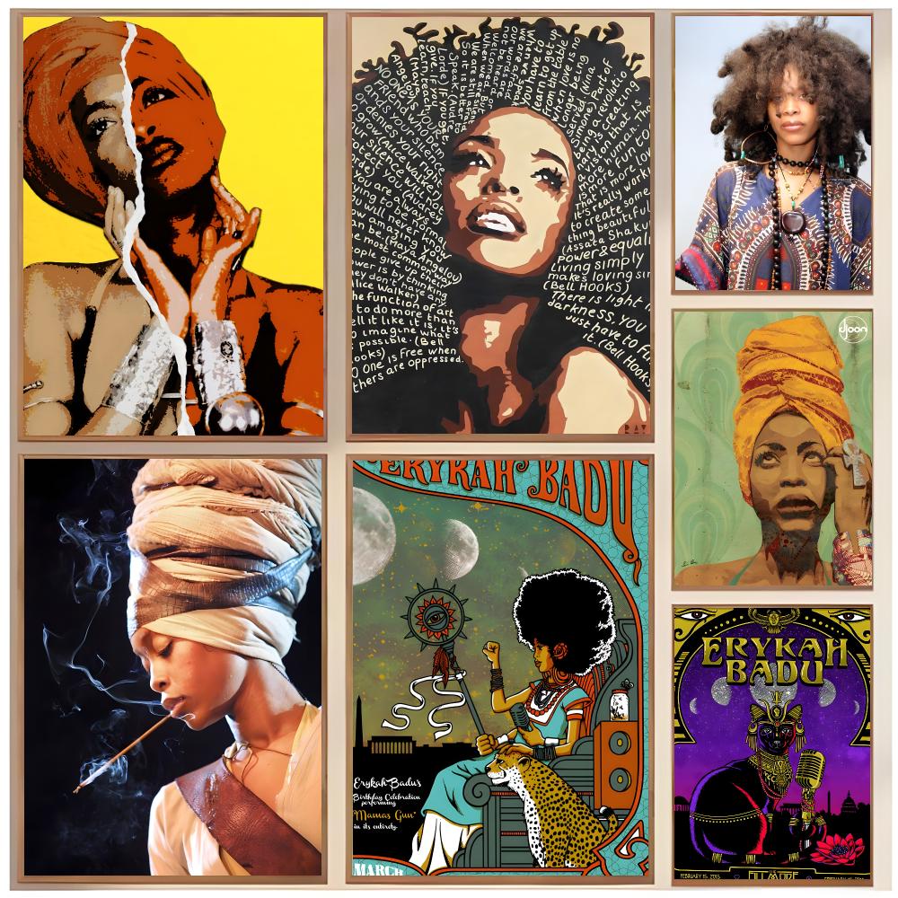 Interior Design Ideas - Şarkıcı R&B şarkıcısı E-Erykah Badu Posteri