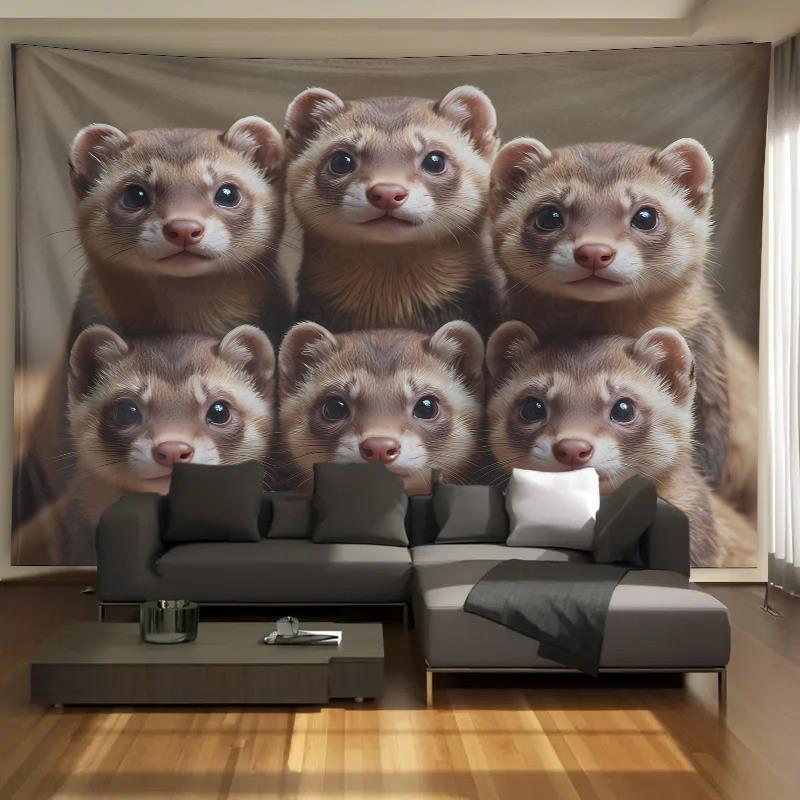 Sevimli Gelincik Grubu Goblen  - Interior Design Ideas incelemesi ve fiyatı