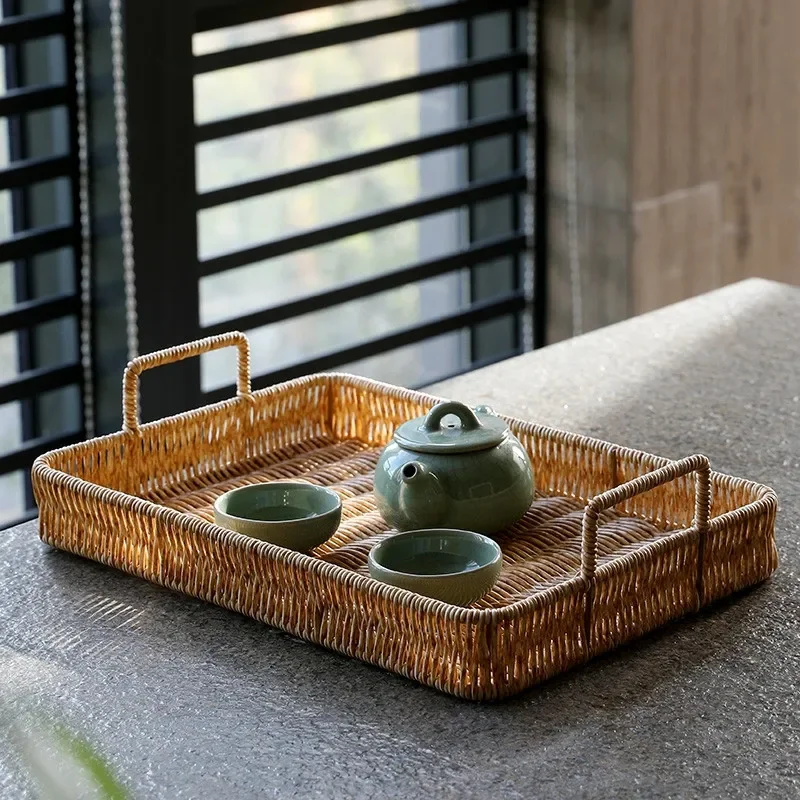 Plastik Saklama Tepsisi Saplı  - Rattan Tray Handle incelemesi ve fiyatı