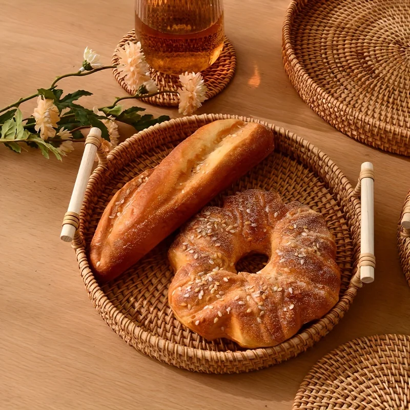 1 adet El Yapımı Örgü Rattan S - Rattan Tray Handle incelemesi ve fiyatı