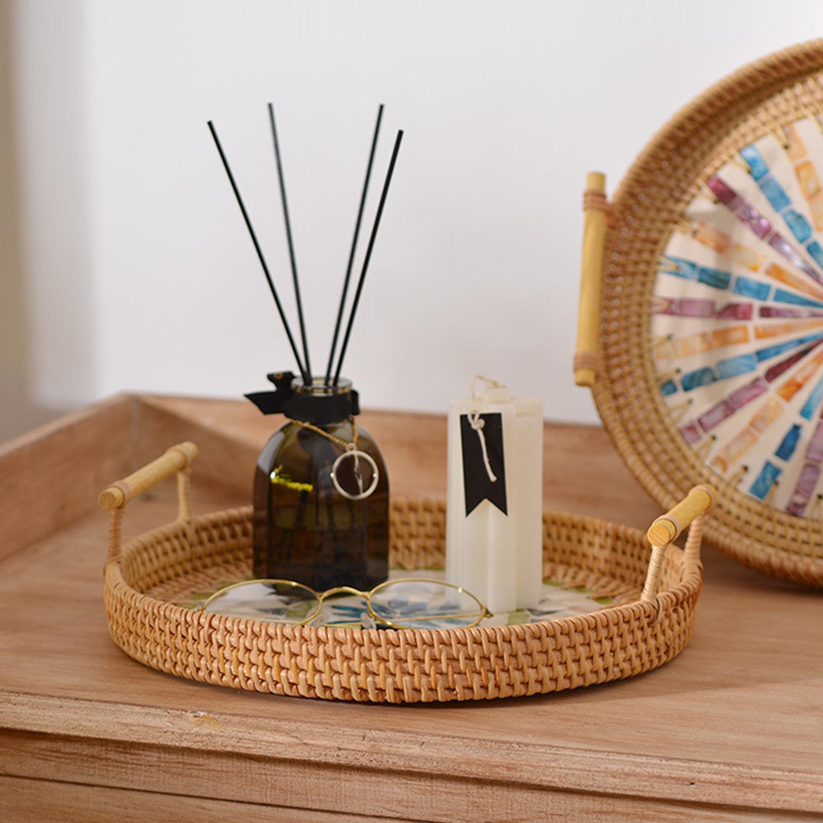 Rattan Saklama Tepsisi Yuvarla - Rattan Tray Handle incelemesi ve fiyatı