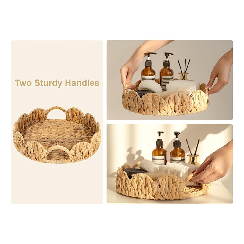 A76I-Tırtıklı Kenarlı Yuvarlak - Rattan Tray Handle incelemesi ve fiyatı