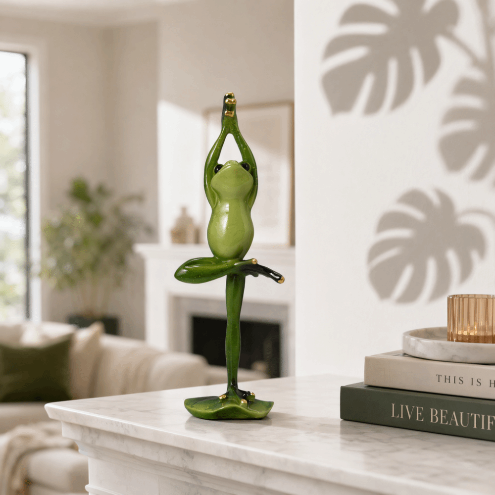 Reçine Yoga Pozlu Amfibi Figür - Interior Design Product incelemesi ve fiyatı