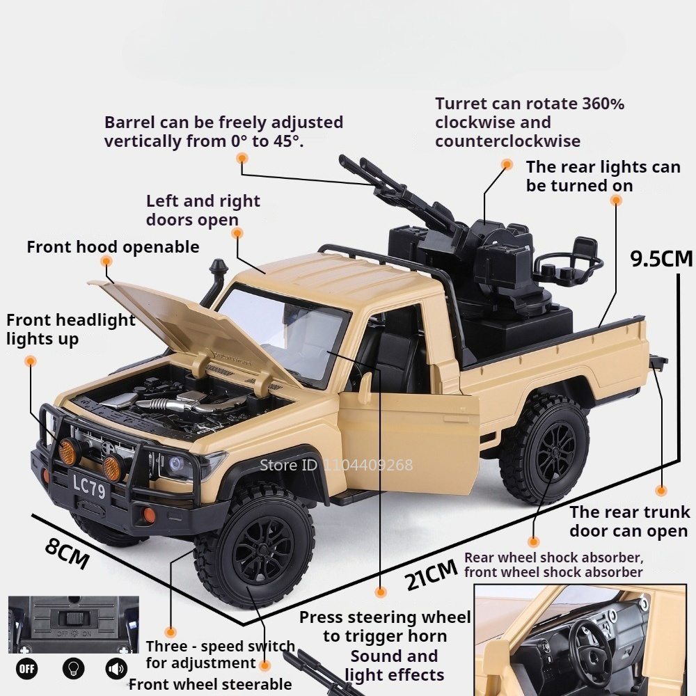 1:24 Ölçekli LC79 FJ Cruiser M - Interior Design Style Quiz incelemesi ve fiyatı